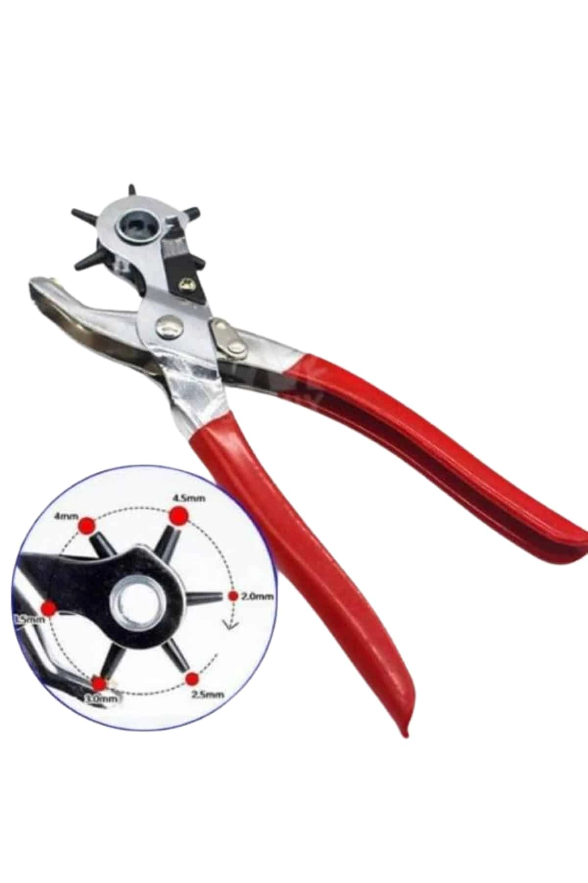 Kemer Delme Makinesi Aleti Kemer Delme Pensi Kumaş Kemer Ayakkabı Deri ( Lisinya )