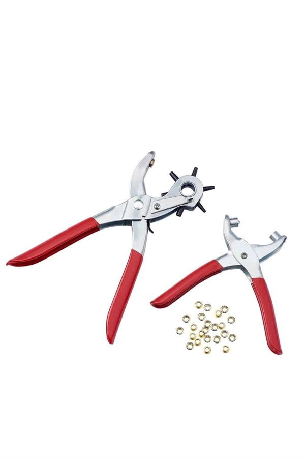 Kemer Delme Makinesi Aleti Kemer Delme Pensi Kumaş Kemer Ayakkabı Deri ( Lisinya )