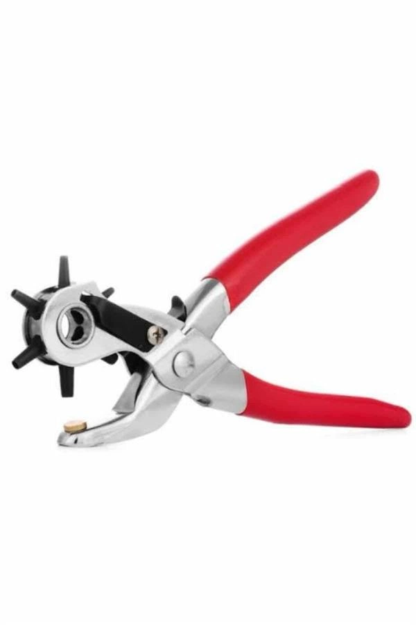 Kemer Delme Pensesi 6 Farklı Boyutta Kemer Delici Ev Deri Kemer ( Lisinya )