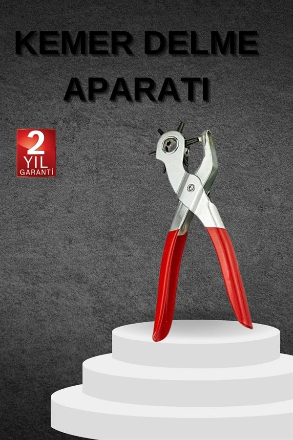 Kemer Delme Pensesi- Kemer Delik Açma Zımbası Paslanmaz Çelik ( Lisinya )