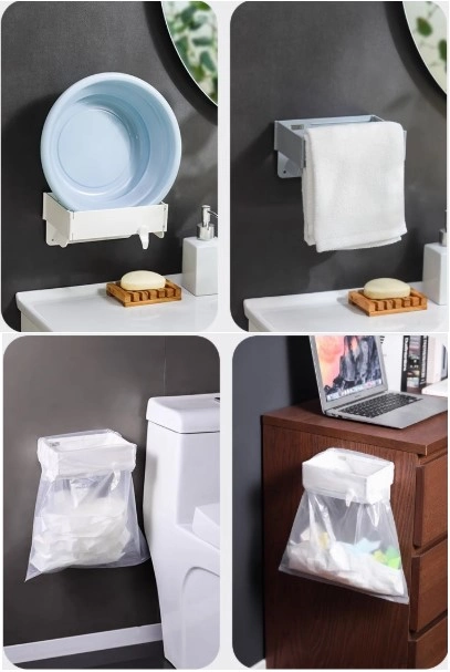 Kendinden Yapışkanlı Katlanabilir Çöp Poşeti Tutucu At ( Lisinya )