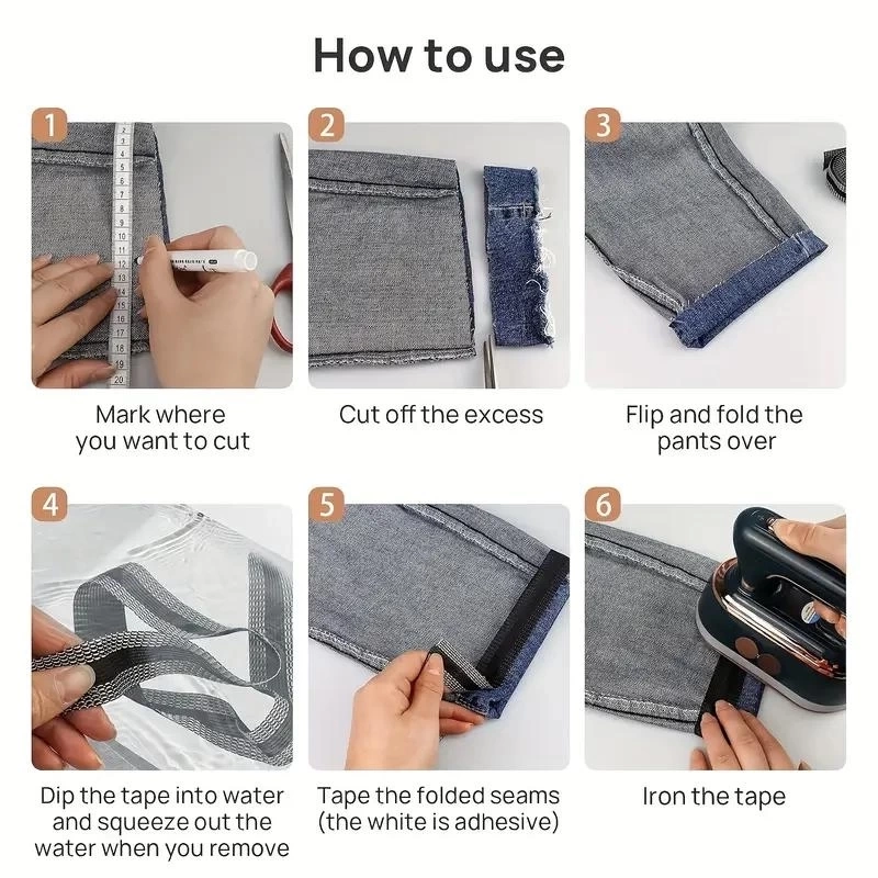 Kendinden Yapışkanlı Pantolon Kıvırma Şeridi ( Lisinya ) Kendinden Yapışkanlı Pantolon Kıvırma Şeridi ( Lisinya )