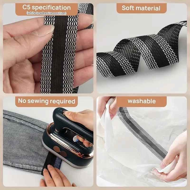 Kendinden Yapışkanlı Pantolon Kıvırma Şeridi ( Lisinya ) Kendinden Yapışkanlı Pantolon Kıvırma Şeridi ( Lisinya )