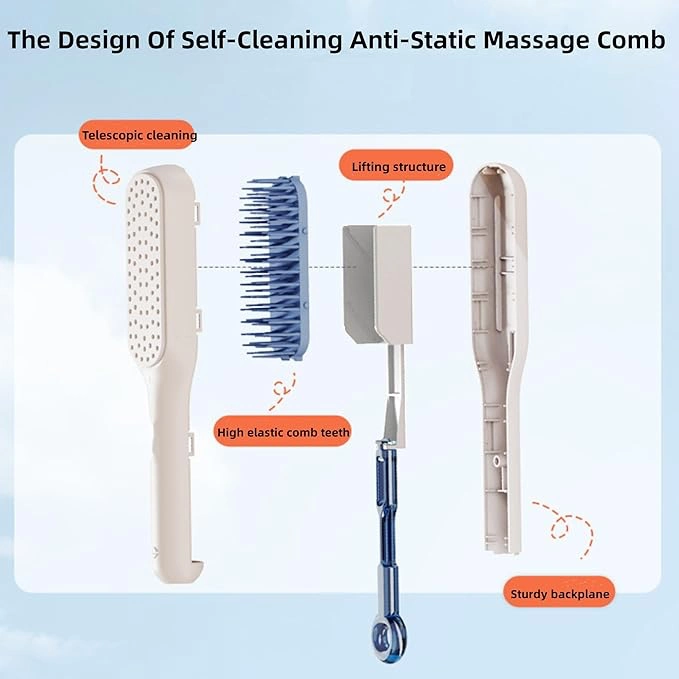 Kendini Temizleyen Saç Tarağı ( Lisinya ) Kendini Temizleyen Saç Tarağı ( Lisinya )