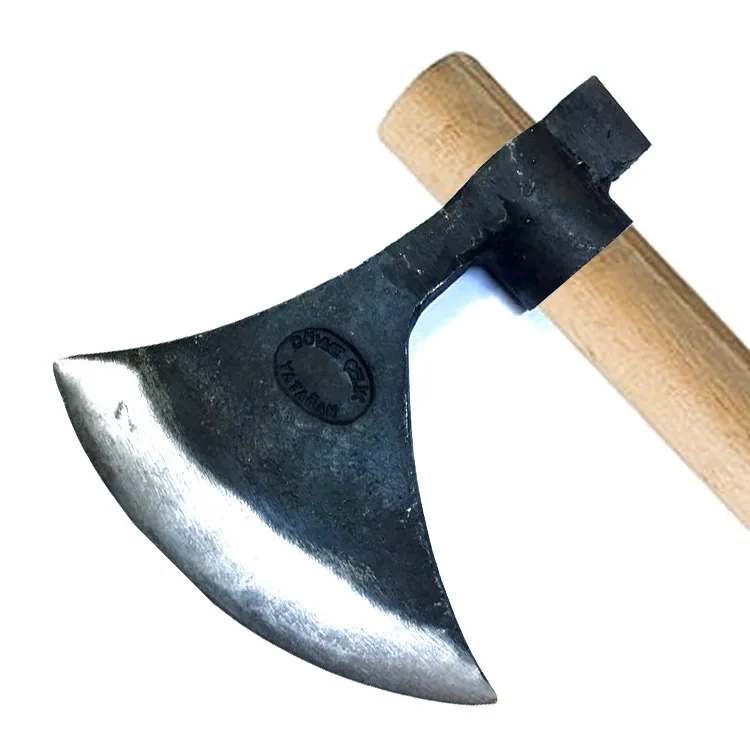 Keserli Saplı Büyük Ay Balta 90 Cm - Dövme Çelikten ( Lisinya ) Keserli Saplı Büyük Ay Balta 90 Cm - Dövme Çelikten ( Lisinya )