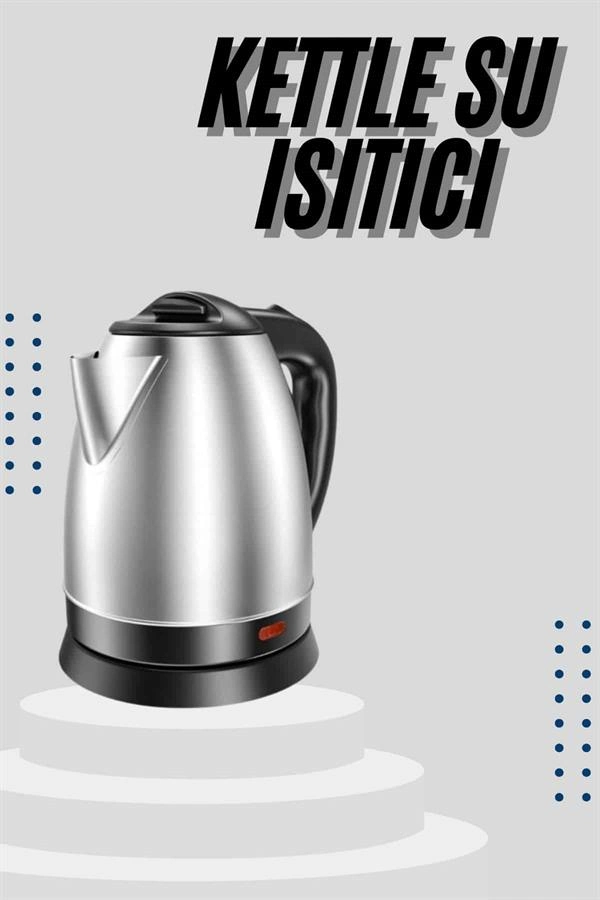 Kettle C F Tipi 220-240v Paslanmaz Çelik Elektrik Kablolu Otomatik Kapanma ( Lisinya )