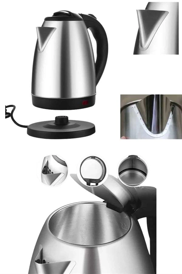 Kettle C F Tipi 220-240v Paslanmaz Çelik Elektrik Kablolu Otomatik Kapanma ( Lisinya )