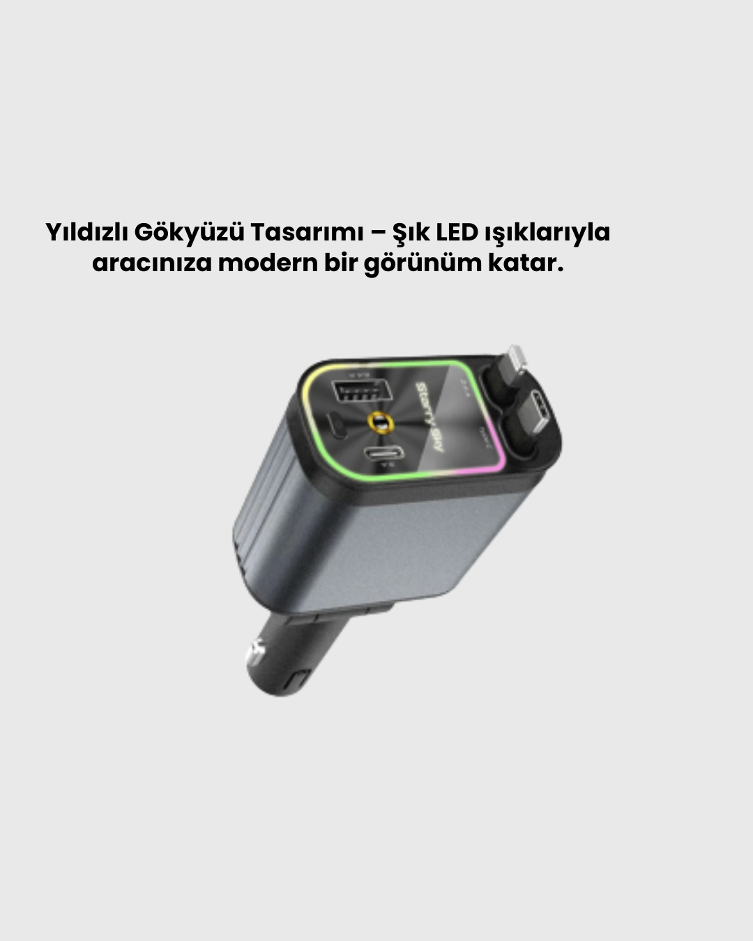 Kia, Seat, Mazda, Mitsubishi Araçlar İçin Çok Fonksiyonlu Araç Şarj Adaptörü ( Lisinya ) Kia, Seat, Mazda, Mitsubishi Araçlar İçin Çok Fonksiyonlu Araç Şarj Adaptörü ( Lisinya )