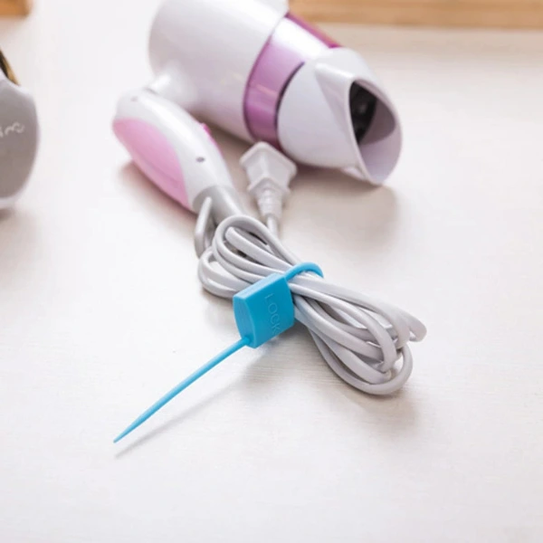 Kilit Şeklinde Silikon Kablo Ve Poşet Bağlama Atı (3'lü Set) ( Lisinya ) Kilit Şeklinde Silikon Kablo Ve Poşet Bağlama Atı (3'lü Set) ( Lisinya )