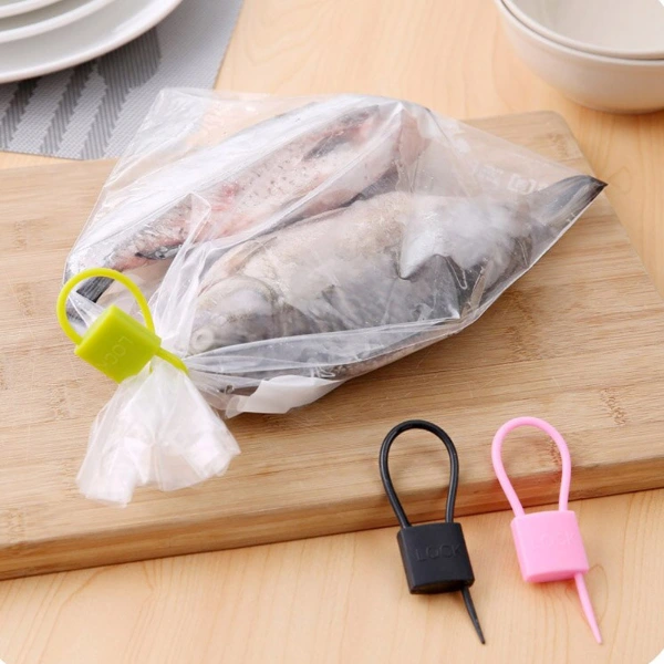 Kilit Şeklinde Silikon Kablo Ve Poşet Bağlama Atı (3'lü Set) ( Lisinya ) Kilit Şeklinde Silikon Kablo Ve Poşet Bağlama Atı (3'lü Set) ( Lisinya )