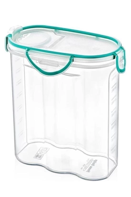 Kilitli Kapaklı Contalı Hava,su Sıvı Geçirmez 2,4 Litre Erzak Saklama Kabı-sa590 ( Lisinya ) Kilitli Kapaklı Contalı Hava,su Sıvı Geçirmez 2,4 Litre Erzak Saklama Kabı-sa590 ( Lisinya )