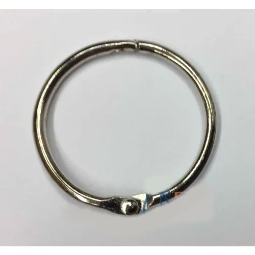 Kilitli Yuvarlak Halka, 2,5cm - 100 Adet ( Lisinya )