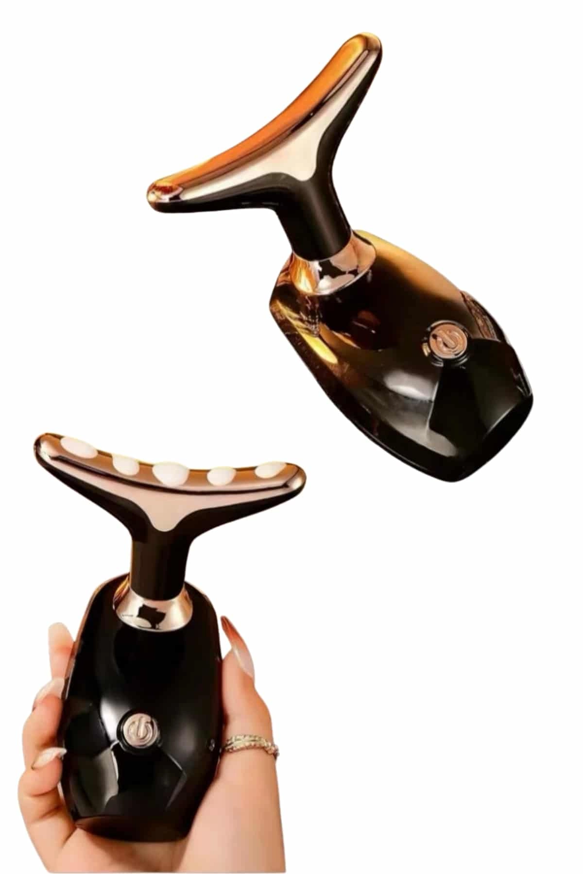 Kırışıklık Giderici Yüz Masaj Aleti Pilli Cilt Bakım Cilt Sıkılaştırma Derinlemesine Temizler ( Lisinya )