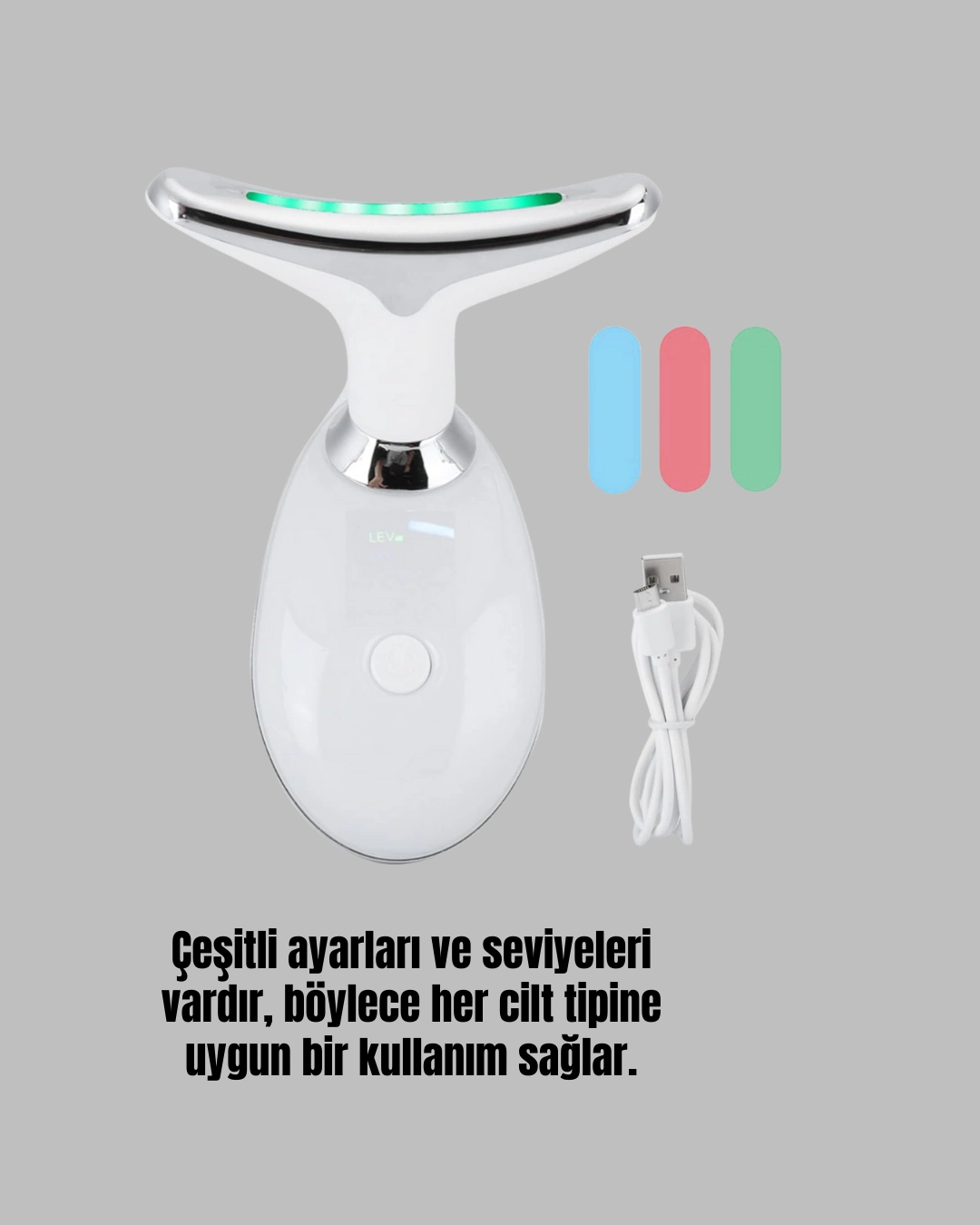 Kırışıklık Önleyici Güzellik Cihazı | Mikro Akım Masaj Ve Isı Terapisi ( Lisinya )