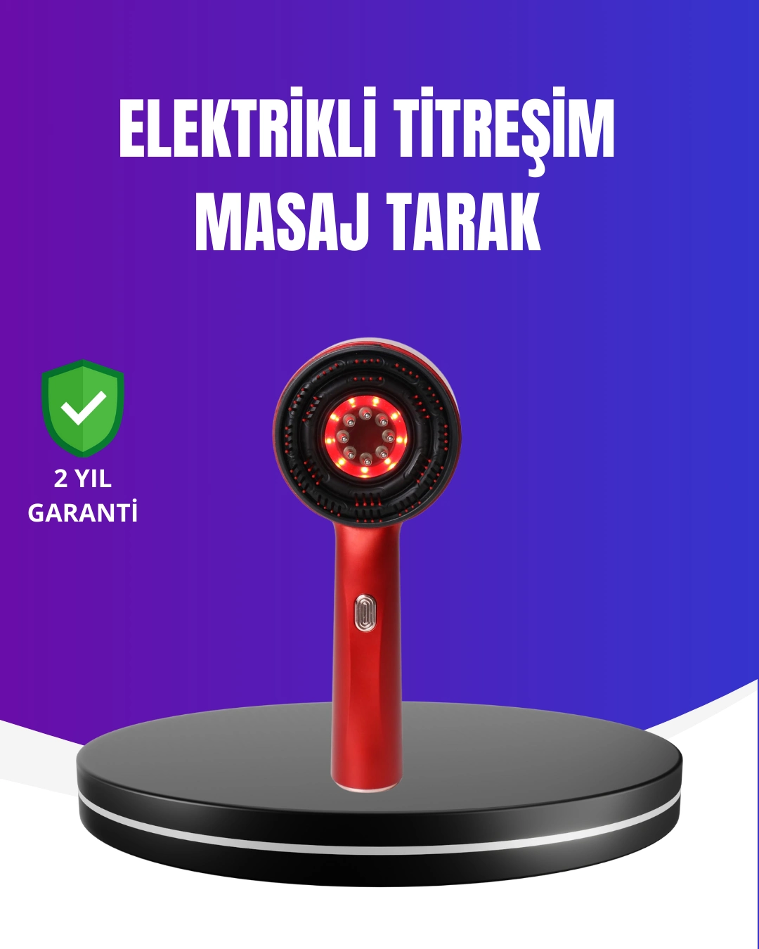 Kırmızı Işık Terapi Özellikli Saç Derisi Masaj Tarak Anti Dökülme ( Lisinya ) Kırmızı Işık Terapi Özellikli Saç Derisi Masaj Tarak Anti Dökülme ( Lisinya )