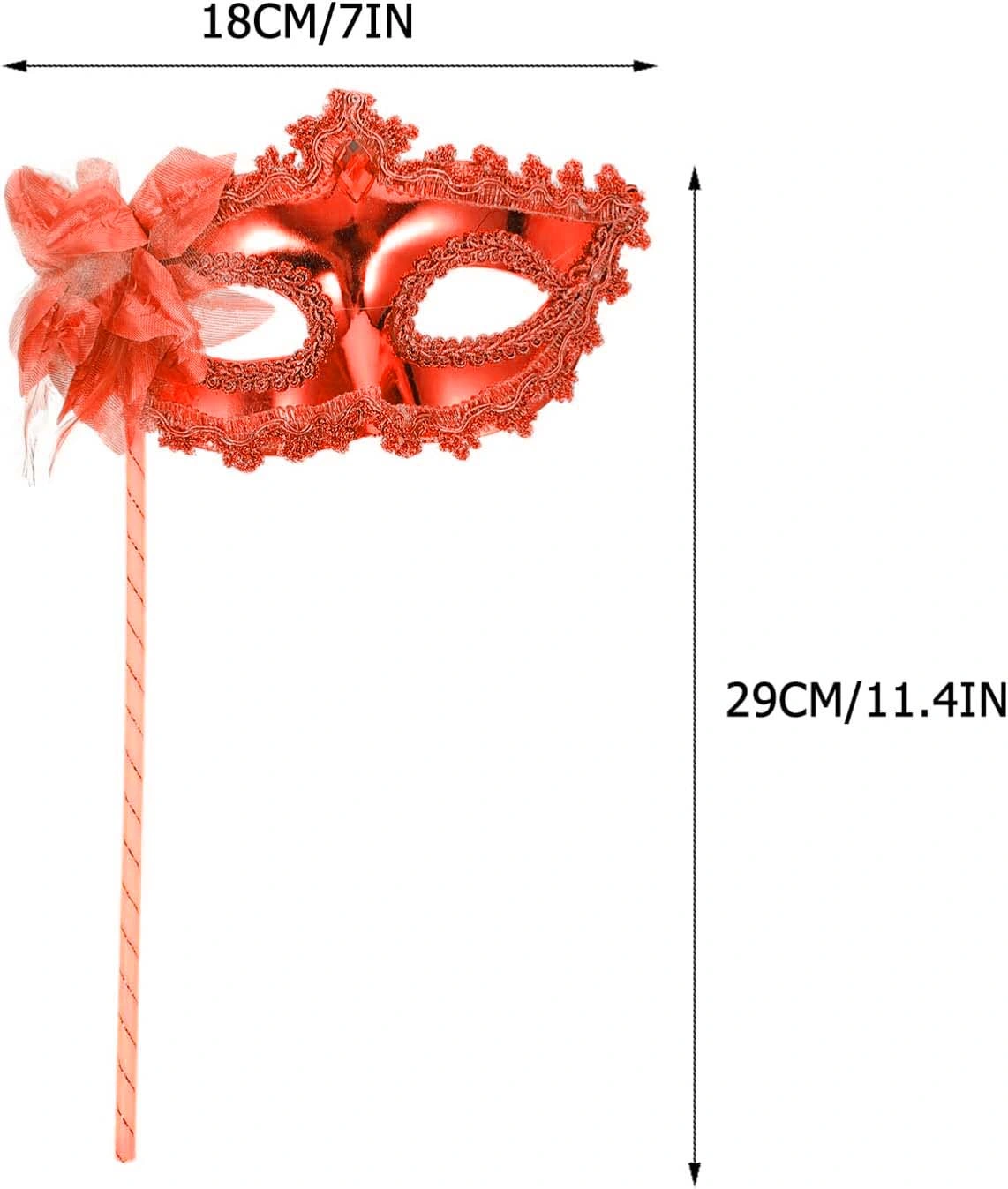 Kırmızı Işıltılı Tutmalı Fotoğraf Çekimi Maskesi ( Lisinya ) Kırmızı Işıltılı Tutmalı Fotoğraf Çekimi Maskesi ( Lisinya )