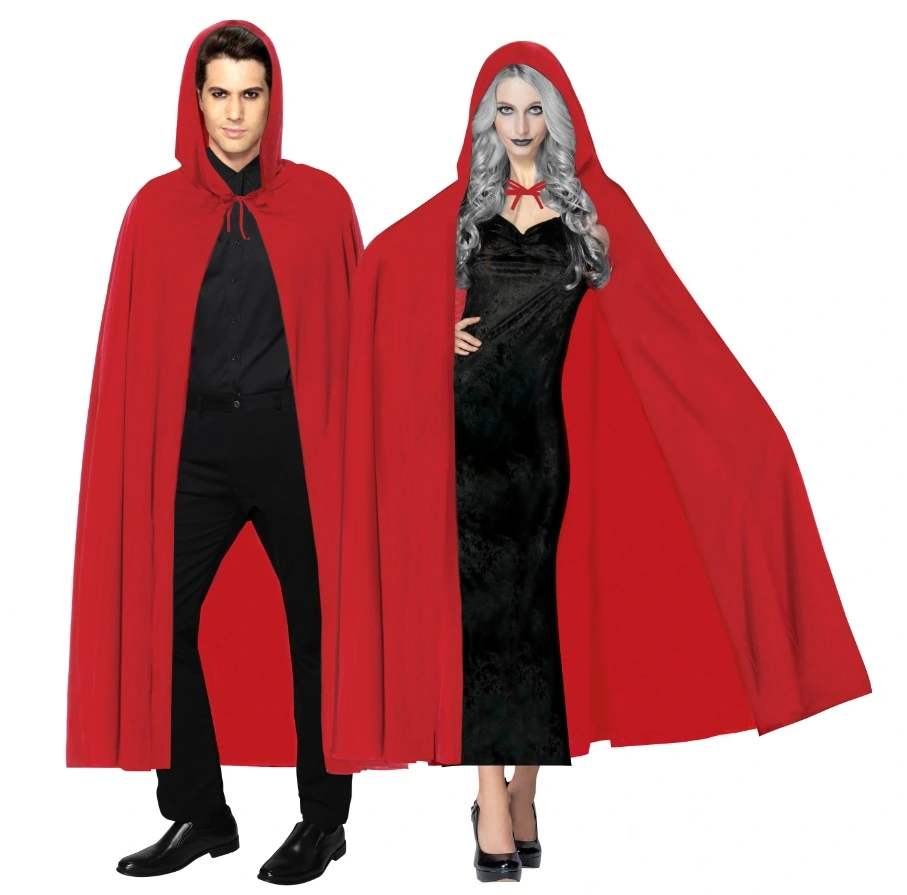 Kırmızı Renk Kapşonlu Pelerin 120 Cm ( Lisinya ) Kırmızı Renk Kapşonlu Pelerin 120 Cm ( Lisinya )