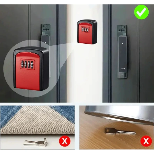 Kırmızı Şifreli Anahtar Ve Eşya Saklama Güvenlik Kasası ( Lisinya ) Kırmızı Şifreli Anahtar Ve Eşya Saklama Güvenlik Kasası ( Lisinya )