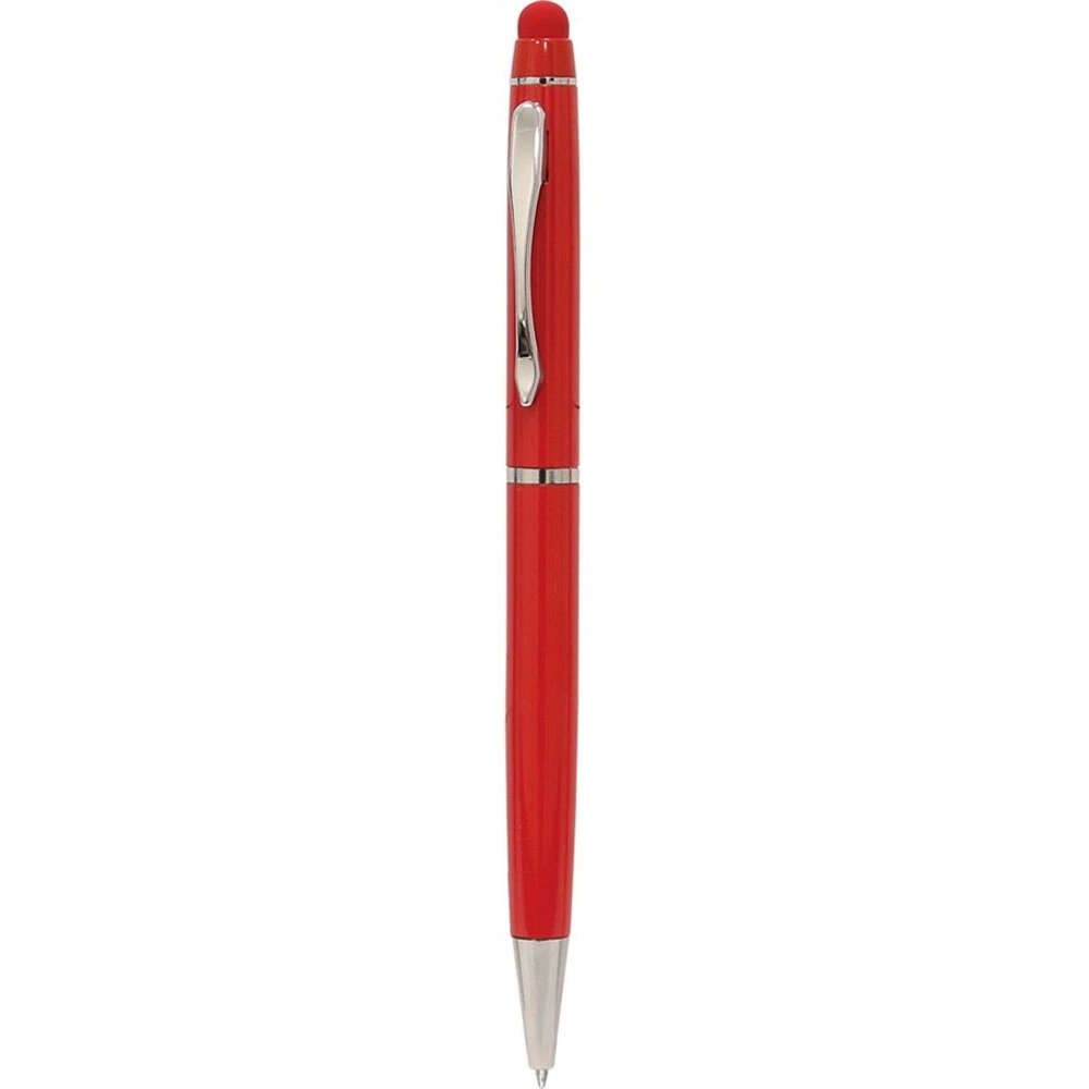 Kırmızı Touchpen Metal Kalem ( Lisinya )