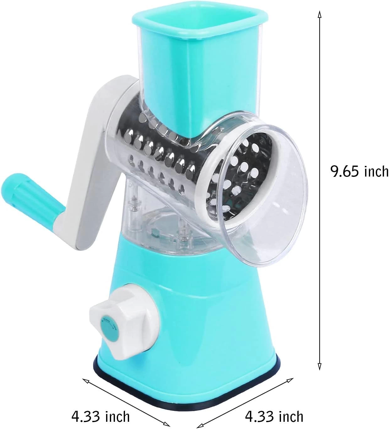 Tutma Kollu Çevirmeli Pratik Kesme Ve Rendeleme Drum Grater Pratik Rulo Rende ( Lisinya )