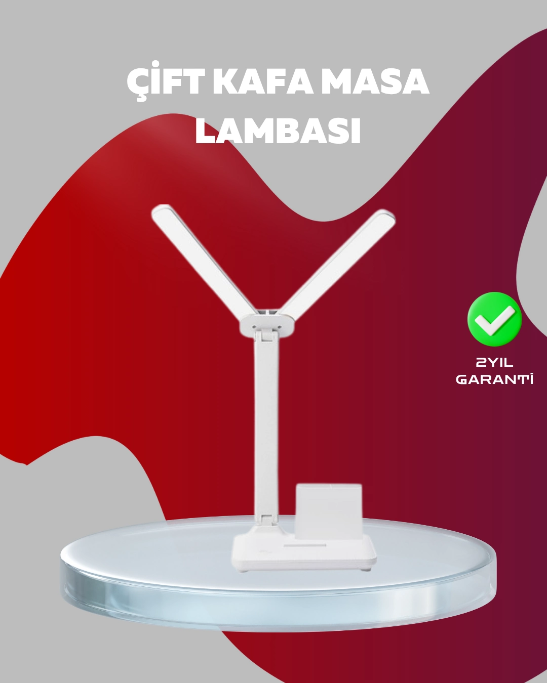 Kısılabilir Led Masa Lambası – Kalemlik, Telefon Standı Ve Okuma Işığı Bir Arada ( Lisinya )