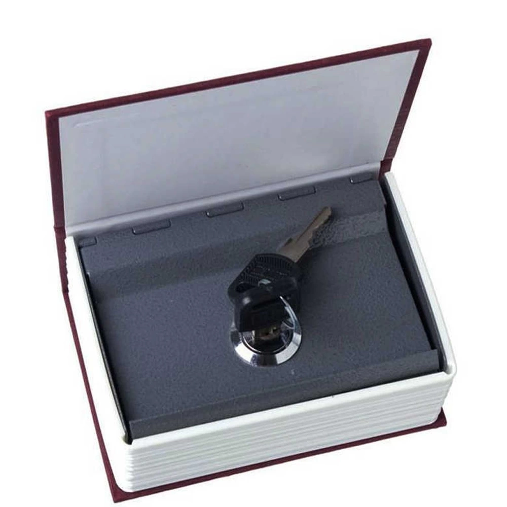 Kitap Şeklinde Mini Boy Kilitli Kasa Ve Kumbara ( Lisinya )