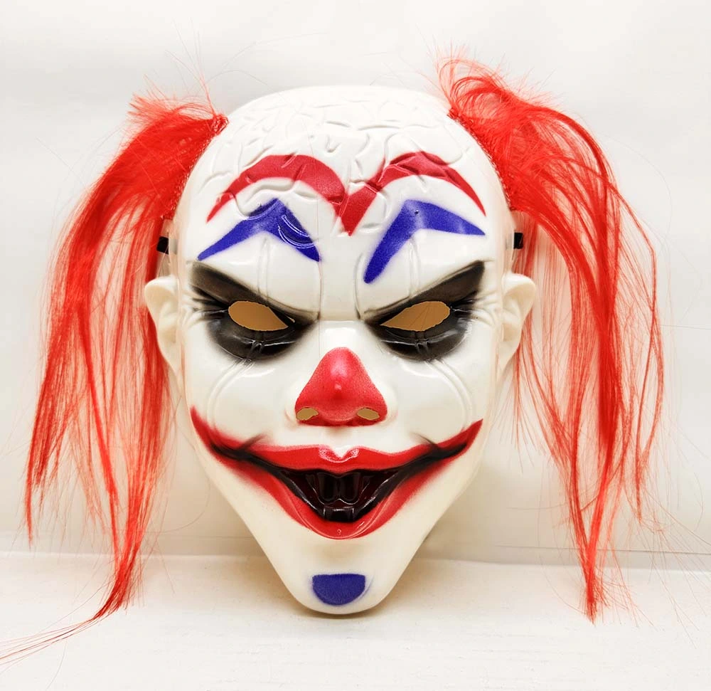 Kızıl Saçlı Joker Palyaço Maskesi ( Lisinya ) Kızıl Saçlı Joker Palyaço Maskesi ( Lisinya )