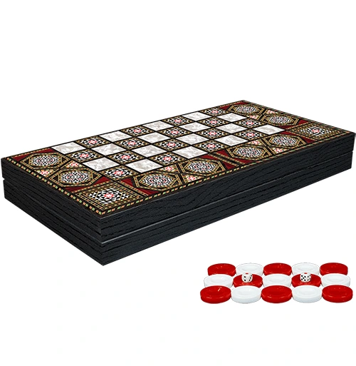 Klasik Sedef İşlemeli Tavla Model 1 ( Lisinya ) Klasik Sedef İşlemeli Tavla Model 1 ( Lisinya )