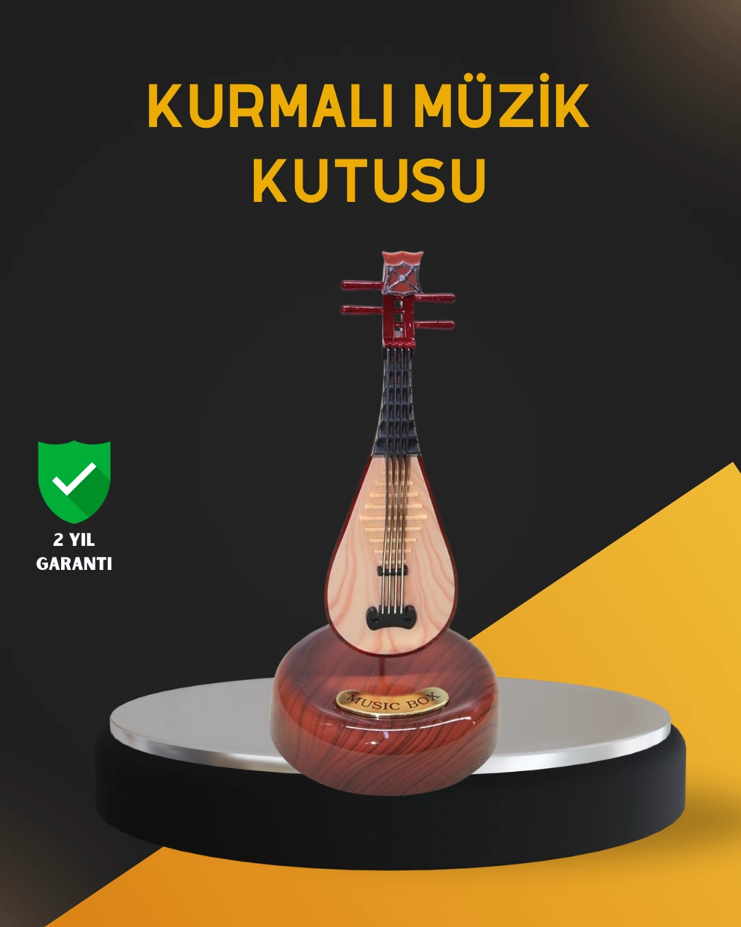 Klasik Ud Figürlü Melodili Müzik Kutusu Şık Hediyelik ( Lisinya ) Klasik Ud Figürlü Melodili Müzik Kutusu Şık Hediyelik ( Lisinya )