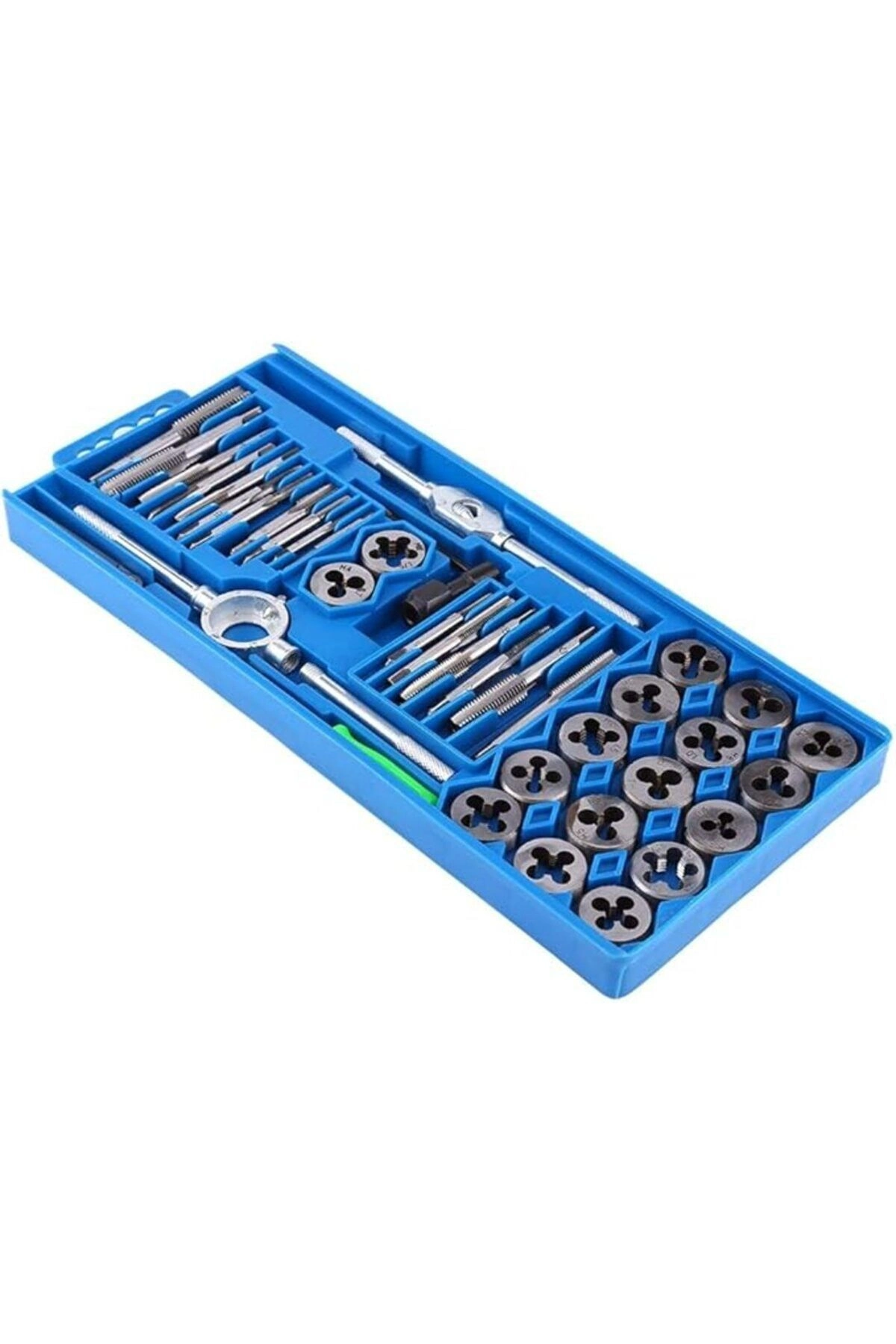 Klavuz 40 Parça Klavuz Açma Seti Pafta Seti Metrik Set Kılavuz Pafta Full Set ( Lisinya )