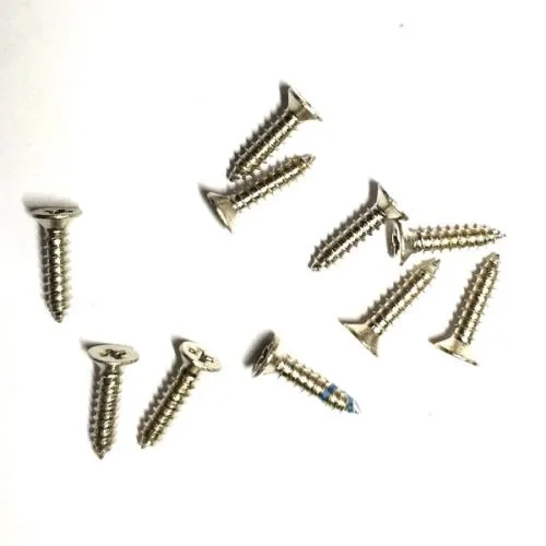 Klips, Menteşe, Ayak, Ağaç, Sunta Vidası 2,2x9,5mm - Nikel 1000 Adet ( Lisinya )