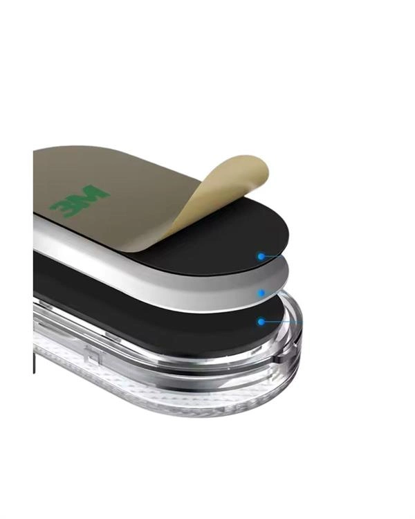 Kolay Montajlı, Çok Renkli Usb Şarjlı Kablosuz Araç İçi Işık Seti ( Lisinya )