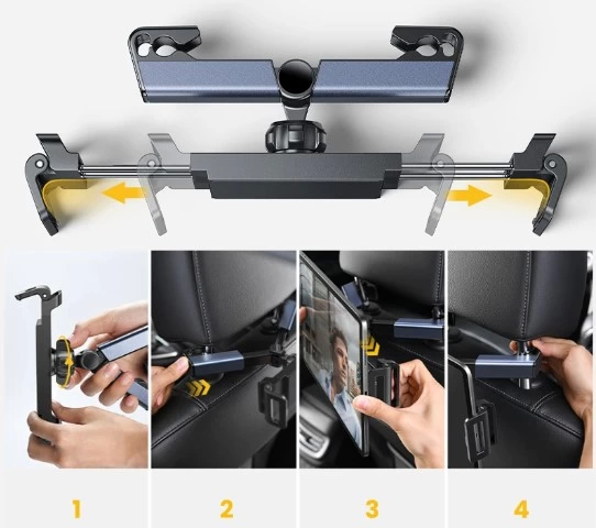 Pratik Koltuk Arkası Ayarlanabilir Tablet Telefon Tutucu ( Lisinya ) Pratik Koltuk Arkası Ayarlanabilir Tablet Telefon Tutucu ( Lisinya )