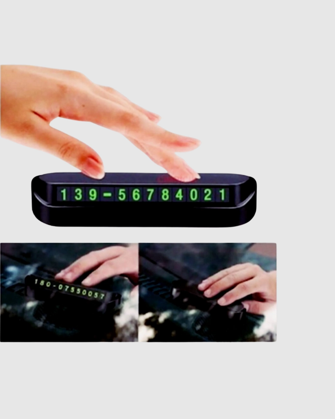 Kompakt Fosforlu Park Numaratörü – Gündüz Şıklığı, Gece Görünürlüğü ( Lisinya )