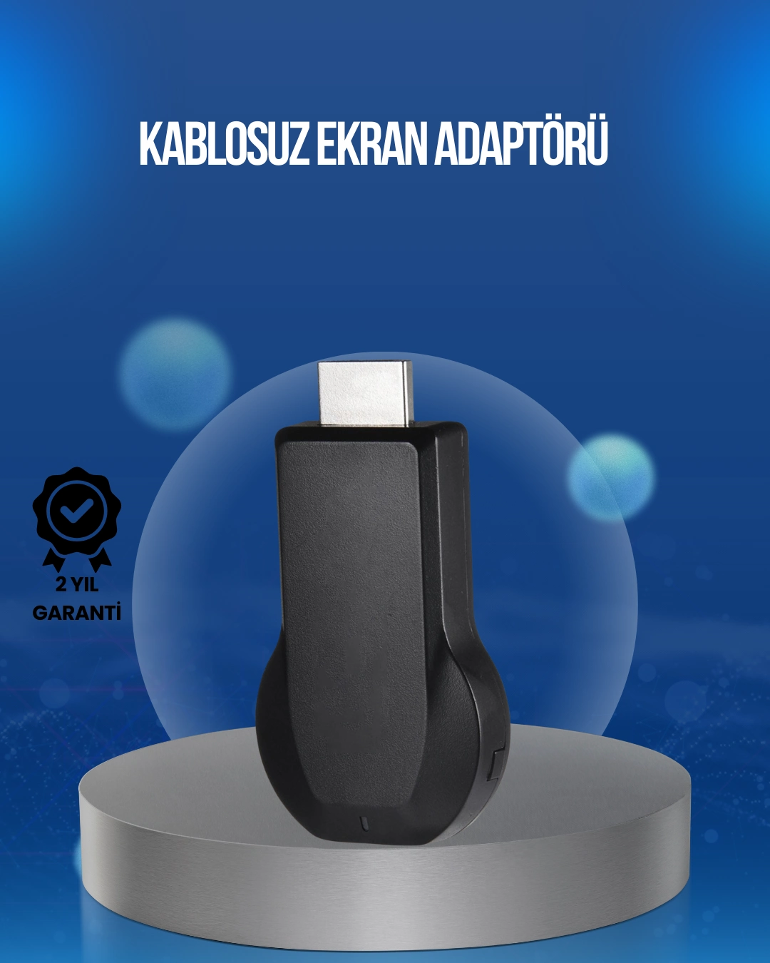 Kompakt Hdmı Kablosuz Dongle – 1080p Görüntü Ve Plug‑and‑play Kurulum ( Lisinya )