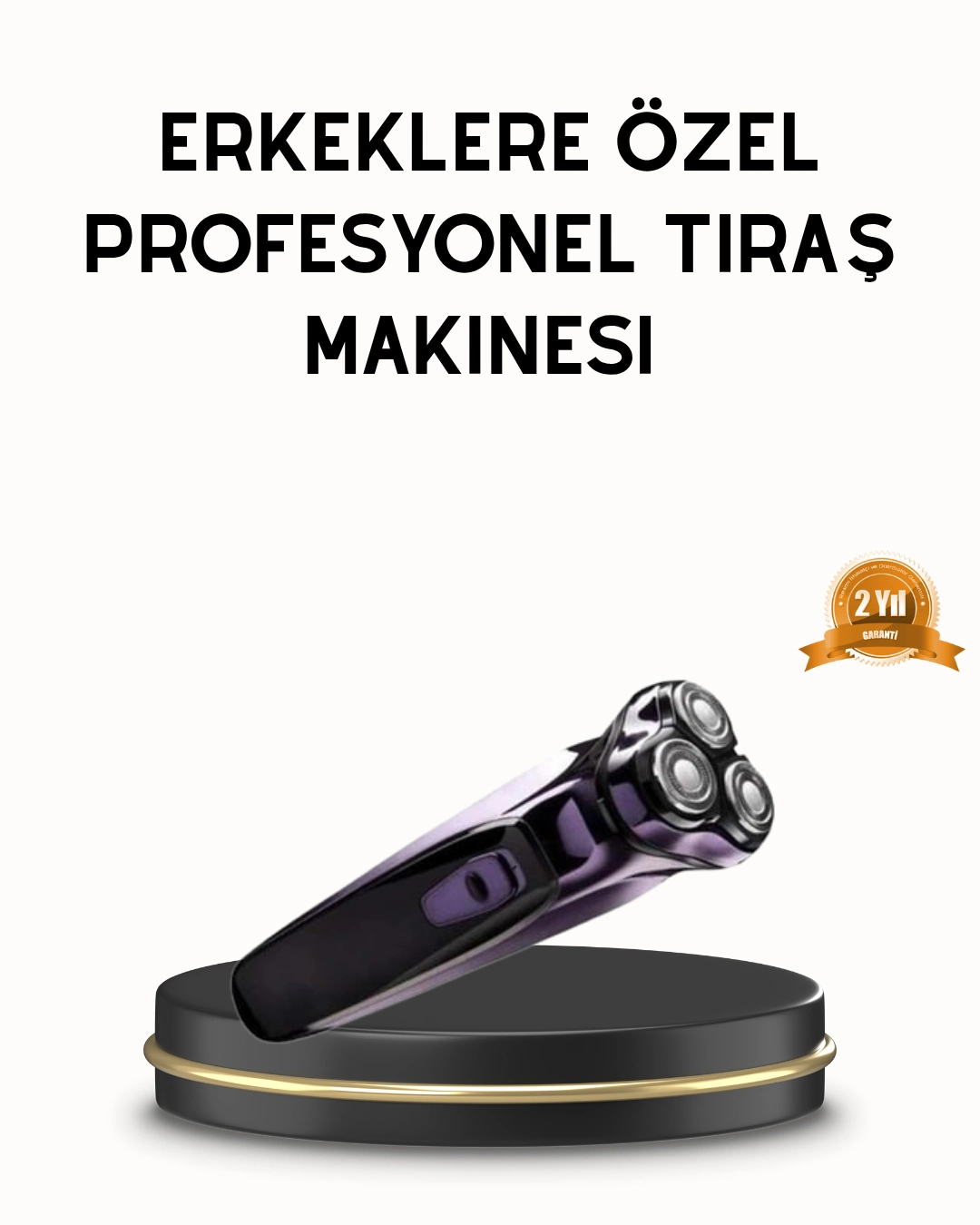 Kompakt Şarjlı Saç Sakal Tıraş Makinesi Kuru Kullanım Özellikli ( Lisinya )