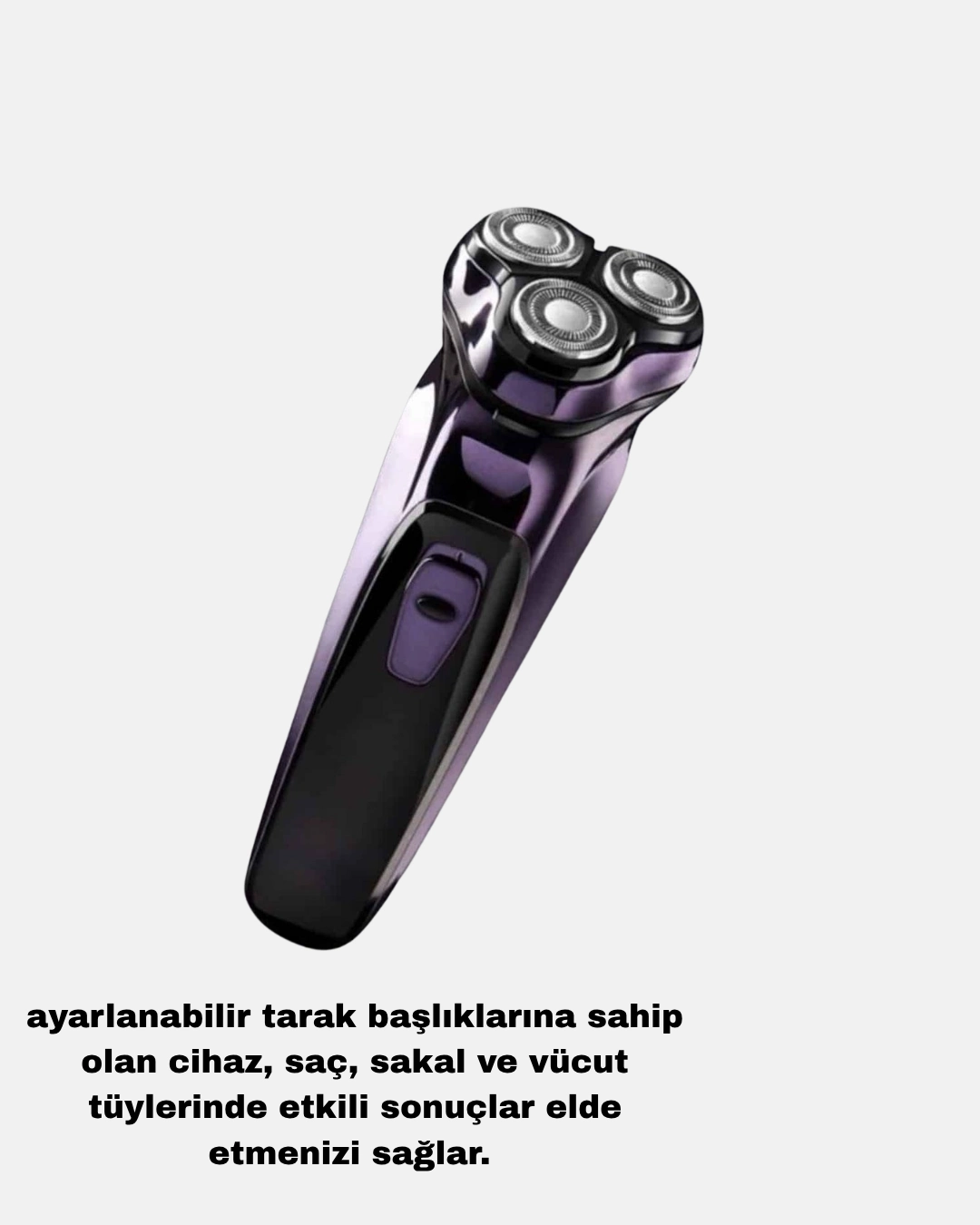 Kompakt Şarjlı Saç Sakal Tıraş Makinesi Kuru Kullanım Özellikli ( Lisinya )