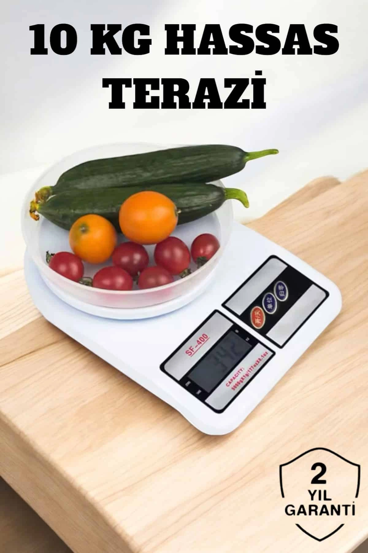 Kompakt Tasarım Ve Tek Tuşla Sıfırlama Özelliğiyle Kullanımı Kolay Mutfak Tartısı ( Lisinya )