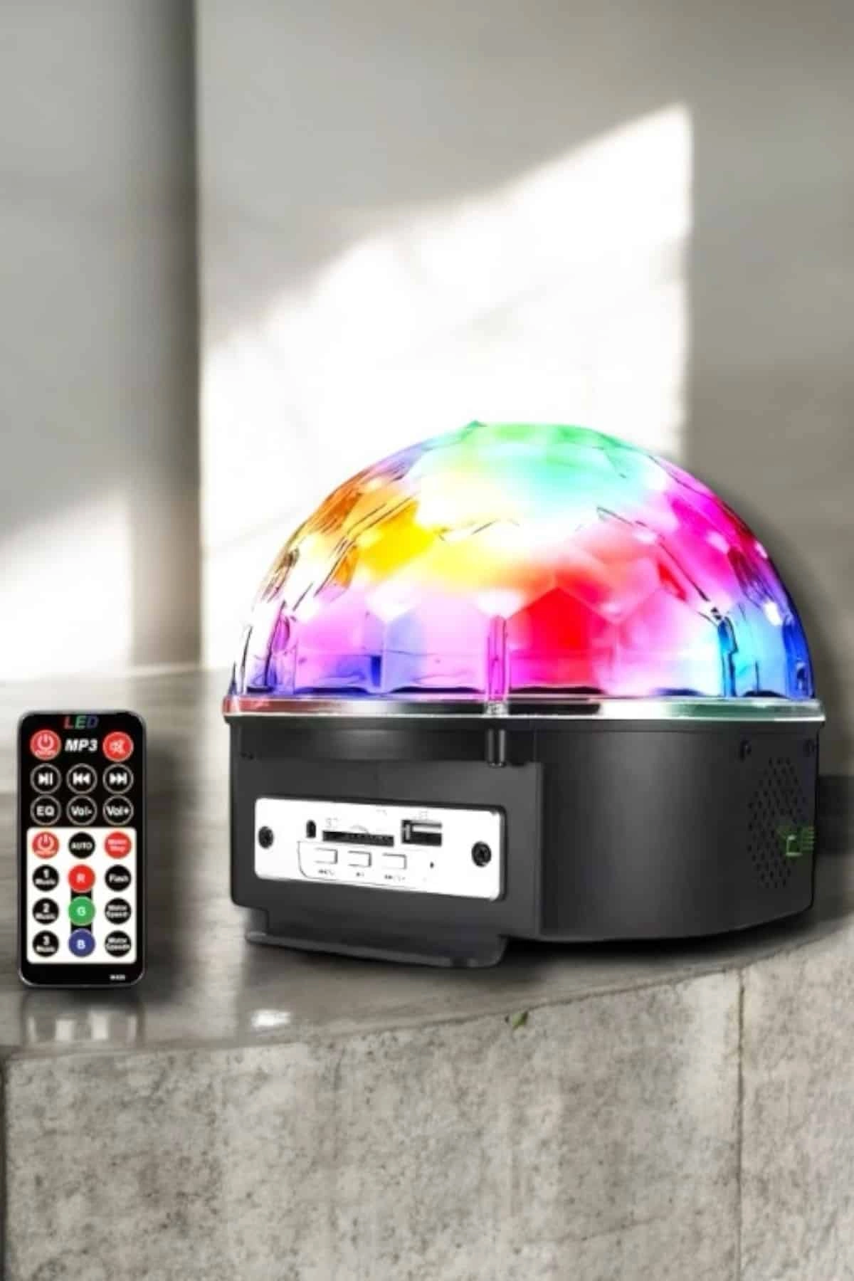 Kompakt Tasarımlı, Telefon Kontrollü Disko Topu Işıkları ( Lisinya ) Kompakt Tasarımlı, Telefon Kontrollü Disko Topu Işıkları ( Lisinya )