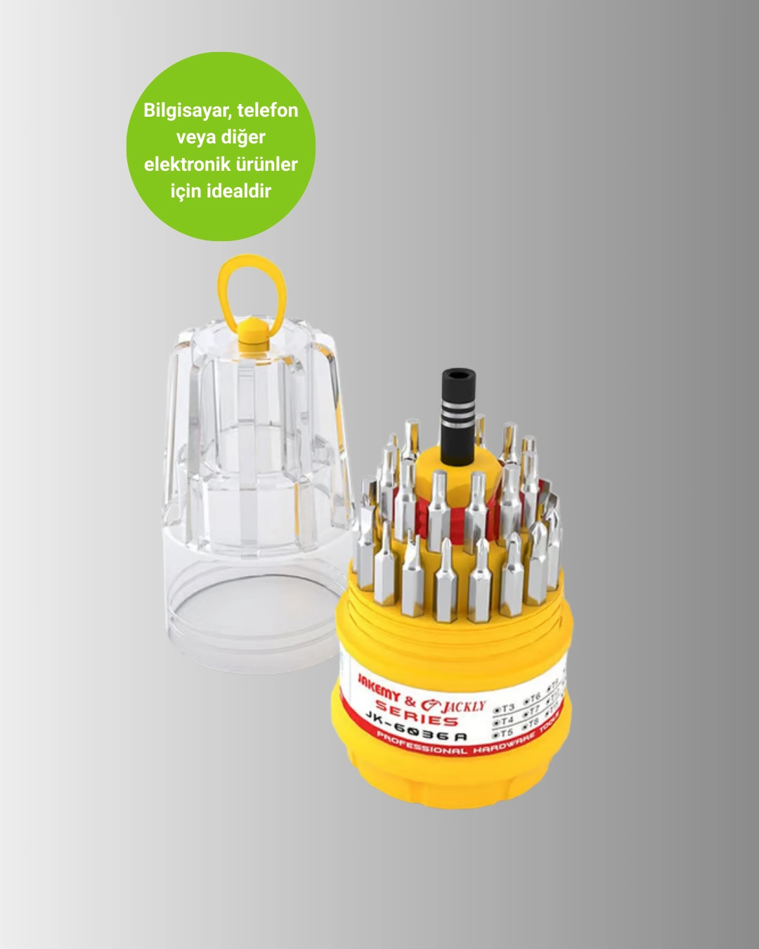 Kompakt Tornavida Seti Elektronik Cihaz Tamiri İçin ( Lisinya )