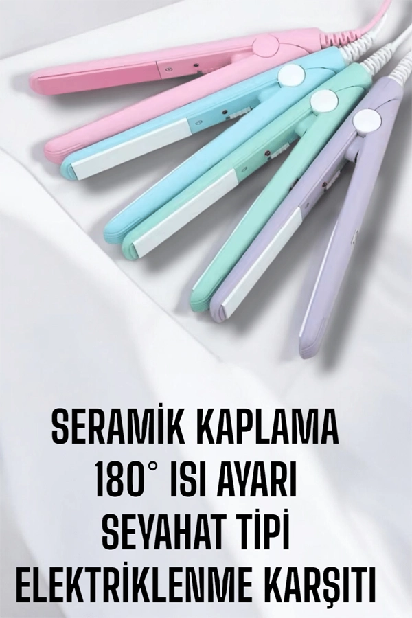 Kompakt Ve Hafif: Elektriklenme Karşıtı Mini Saç Düzleştirici ( Lisinya )