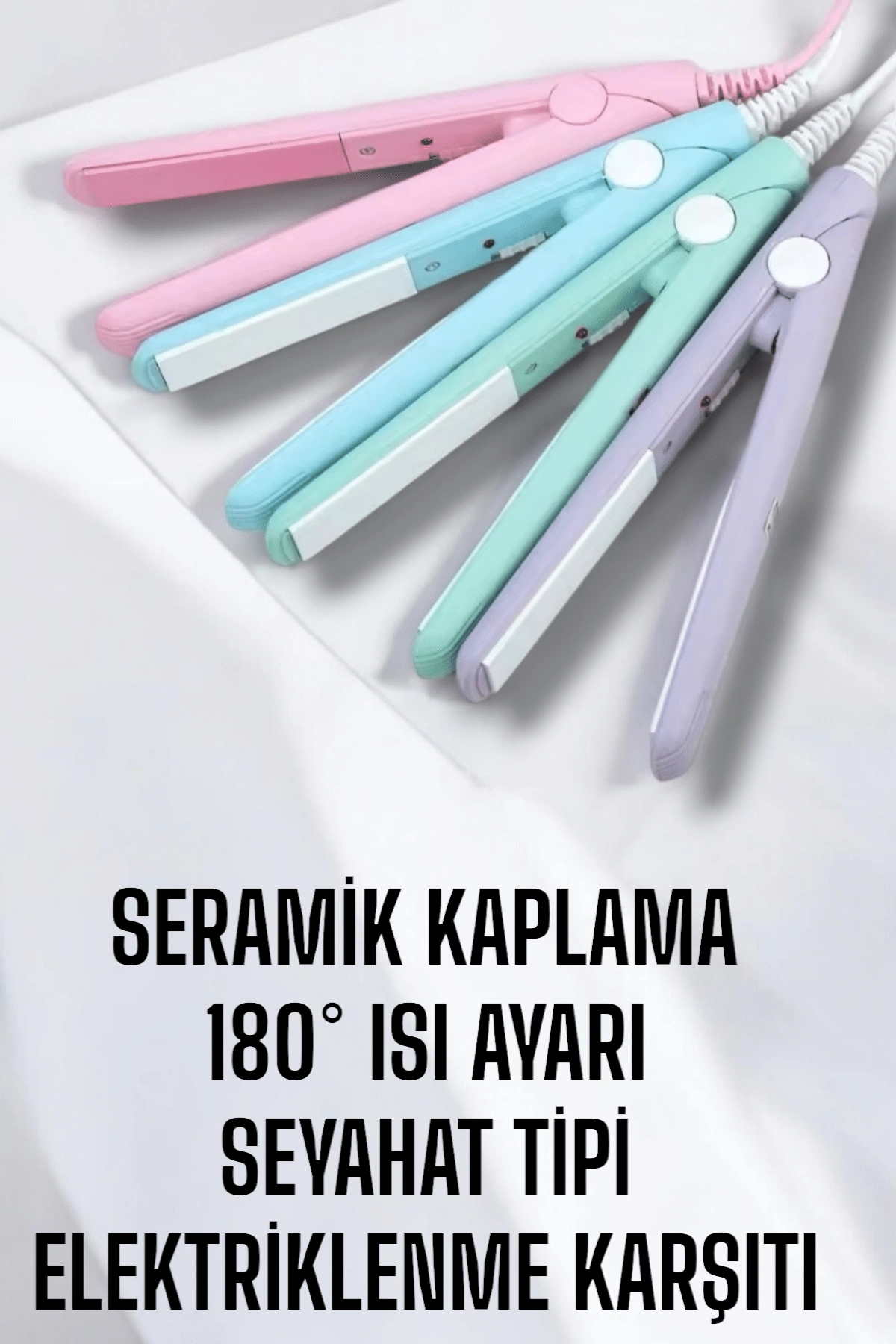 Kompakt Ve Hafif: Elektriklenme Karşıtı Mini Saç Düzleştirici ( Lisinya )