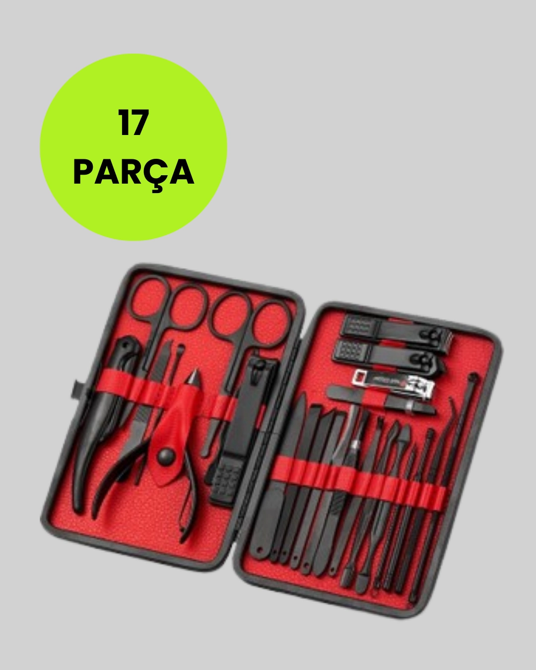 Kompakt Ve Şık Tasarımlı 17 Parça Bakım Seti ( Lisinya )