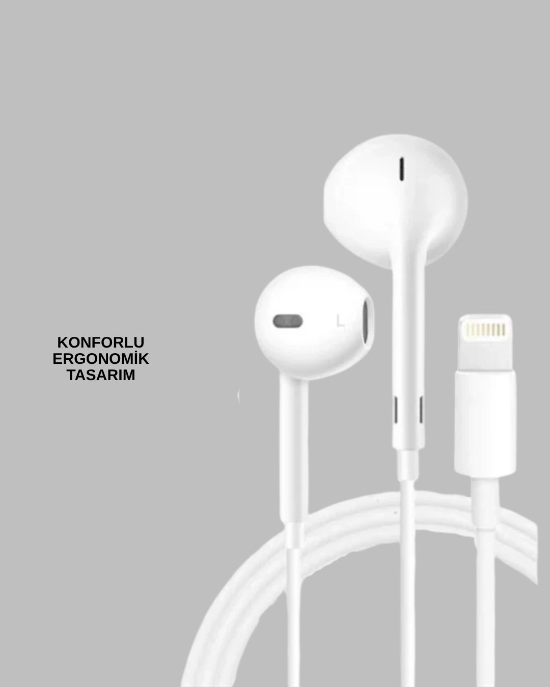 Konforlu Ergonomik Kare Tasarımlı Müzik Ve Çağrı Kulaklığı ( Lisinya )