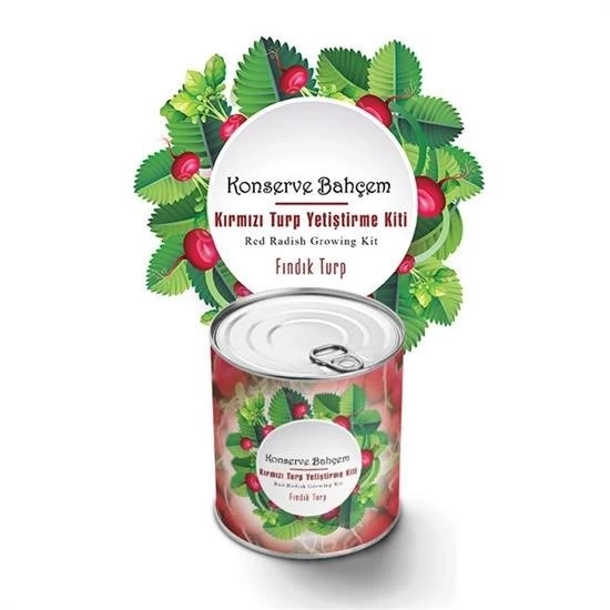 Konserve Bahçem Evde Konservede Fındık Turp Yetiştirme Kiti ( Lisinya ) Konserve Bahçem Evde Konservede Fındık Turp Yetiştirme Kiti ( Lisinya )