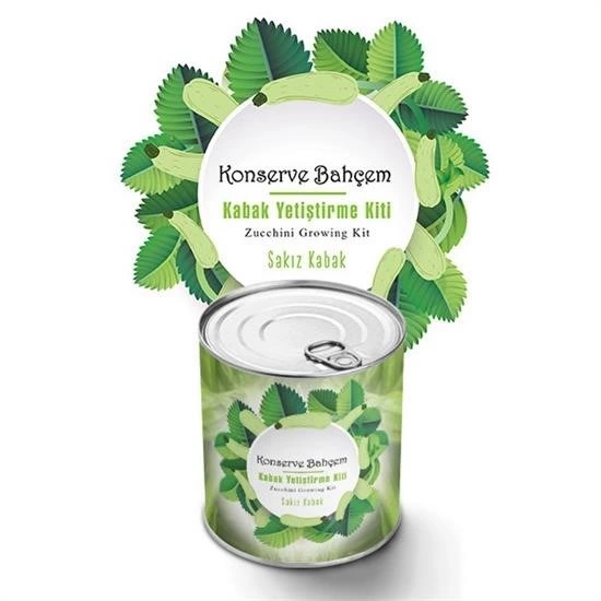 Konserve Bahçem Evde Konservede Sakız Kabak Yetiştirme Kiti ( Lisinya ) Konserve Bahçem Evde Konservede Sakız Kabak Yetiştirme Kiti ( Lisinya )