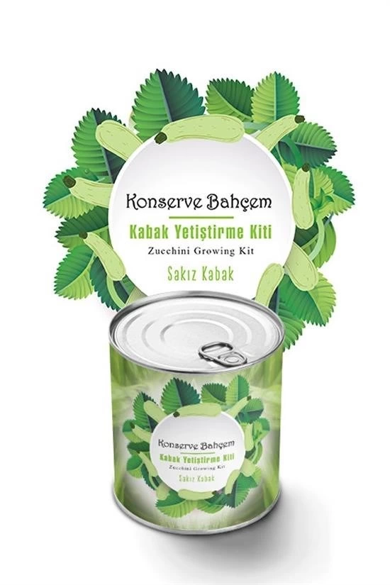 Konserve Bahçem Evde Konservede Sakız Kabak Yetiştirme Kiti ( Lisinya ) Konserve Bahçem Evde Konservede Sakız Kabak Yetiştirme Kiti ( Lisinya )