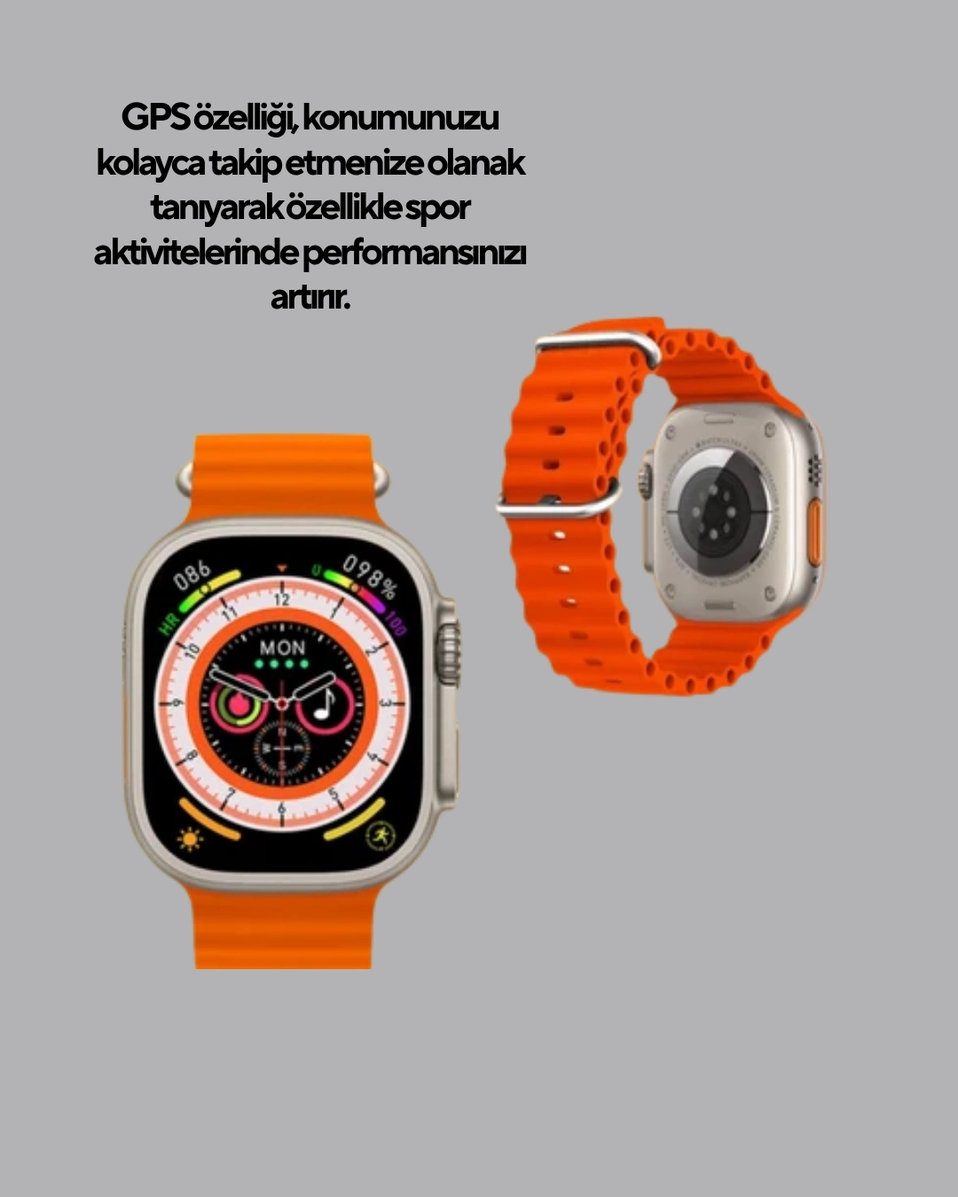 Kordonlu Akıllı Saat – Sesli Görüşme, Gps, Nabız Ve Uyku Takibi ( Lisinya )