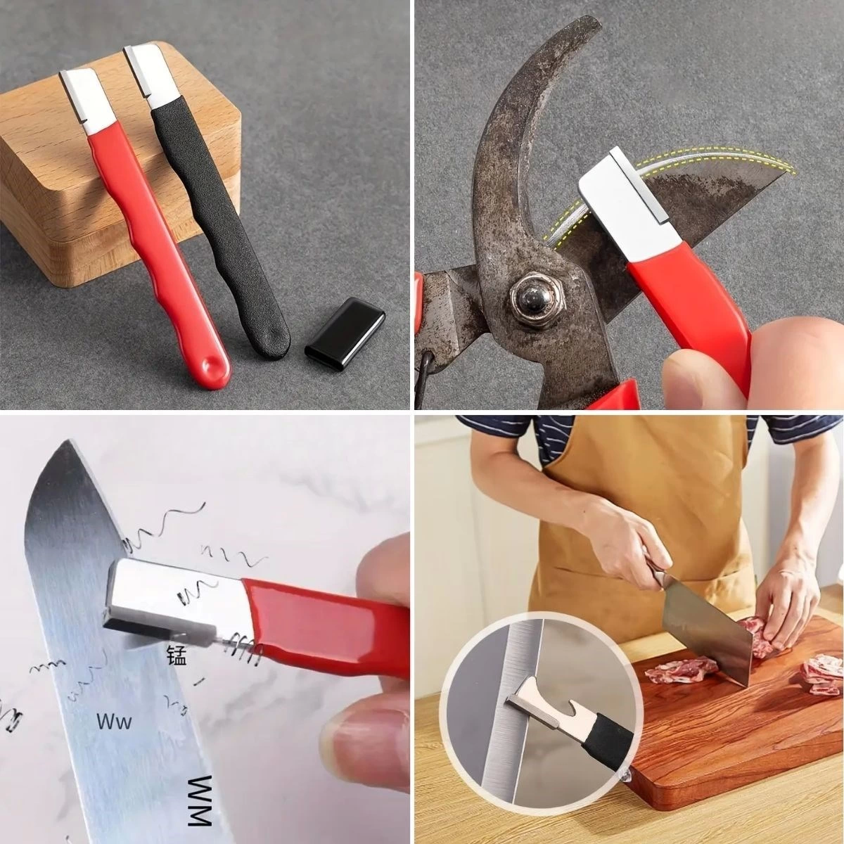 Koruyucu Kapaklı Keskin Makas Budama Makası Bıçak Bileme Aparatı Bileyici ( Lisinya ) Koruyucu Kapaklı Keskin Makas Budama Makası Bıçak Bileme Aparatı Bileyici ( Lisinya )