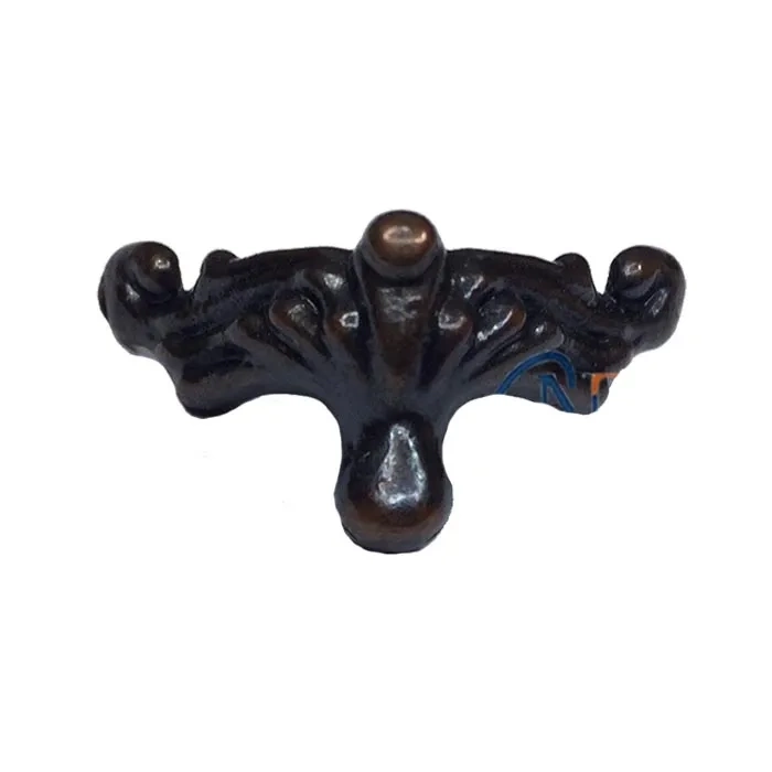 Köşe Etekli Sandık Ayağı, Kutu Ayak 1,5 Cm - Eskitme ( Lisinya )